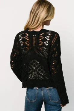 Online Baltic Born Roseburg Knit Sweater Top | Black