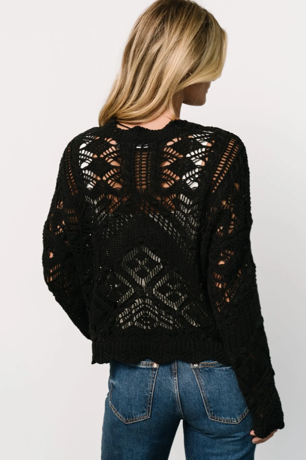 Online Baltic Born Roseburg Knit Sweater Top | Black