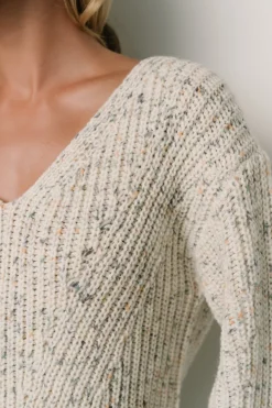 New Baltic Born Rosie Knit Sweater | Ivory + Blue Multi Ivory+BlueMulti