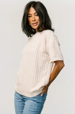 Outlet Baltic Born Roxi Open Back Tie Top | Natural