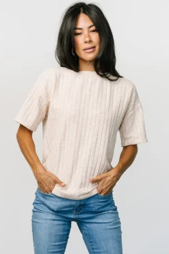 Outlet Baltic Born Roxi Open Back Tie Top | Natural