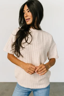 Outlet Baltic Born Roxi Open Back Tie Top | Natural