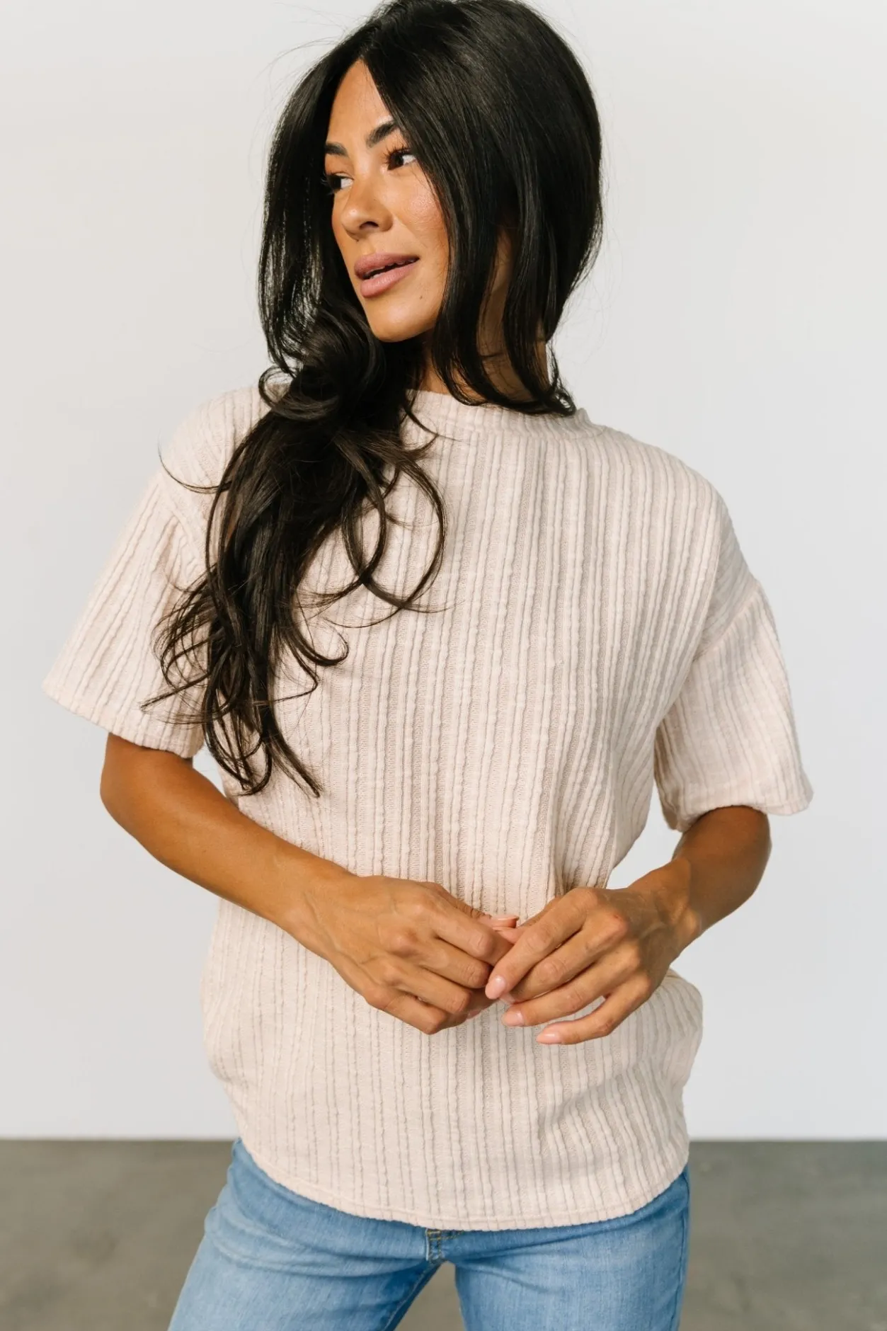Outlet Baltic Born Roxi Open Back Tie Top | Natural