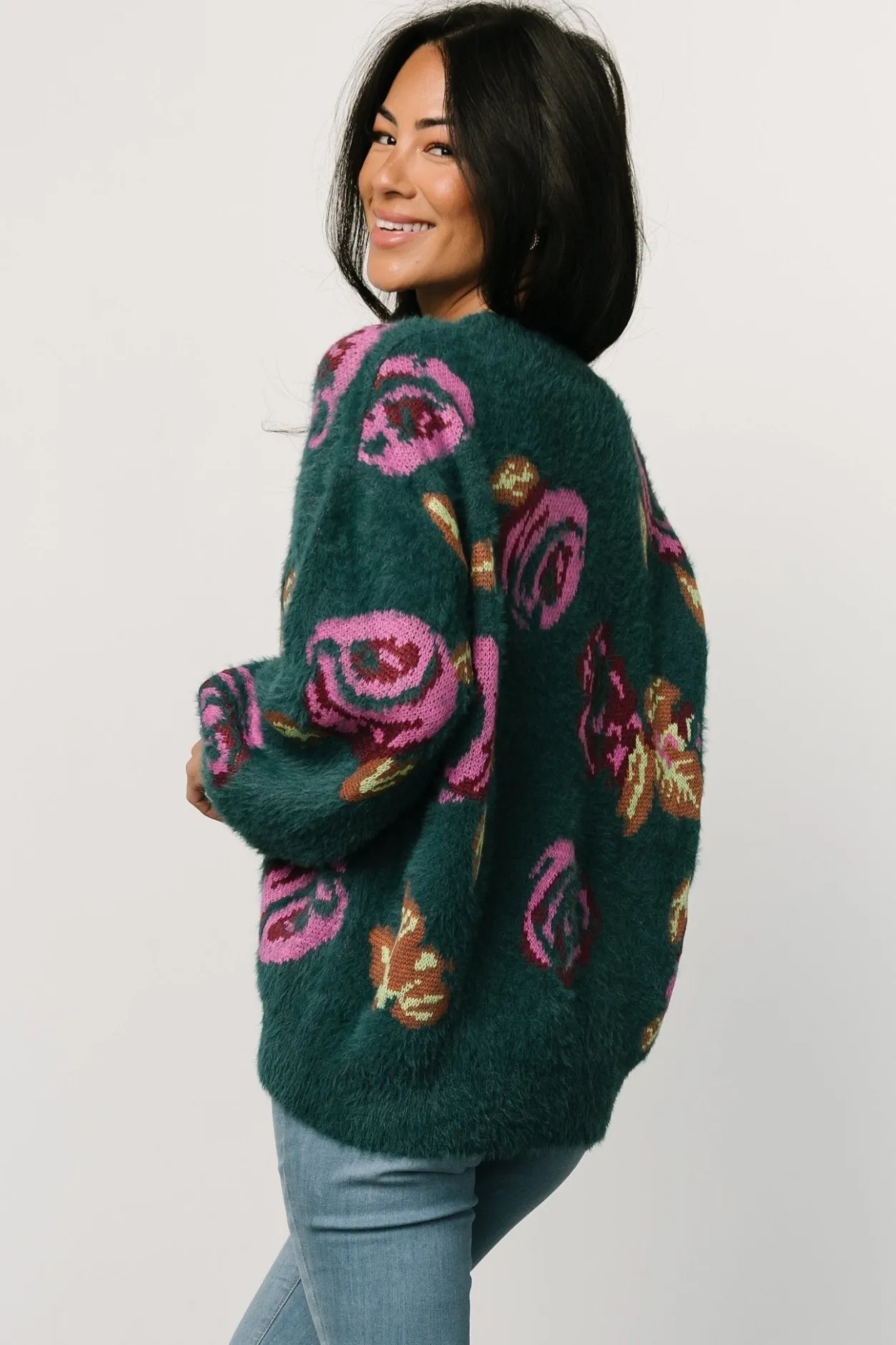 Sale Baltic Born Ryder Sweater | Jade Multi Floral JadeMultiFloral