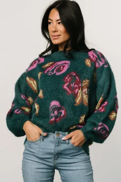 Sale Baltic Born Ryder Sweater | Jade Multi Floral JadeMultiFloral