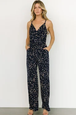 Clearance Baltic Born Sade Jumpsuit | Navy Print NavyPrint