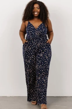 Clearance Baltic Born Sade Jumpsuit | Navy Print NavyPrint