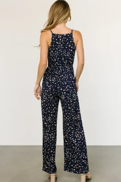 Clearance Baltic Born Sade Jumpsuit | Navy Print NavyPrint