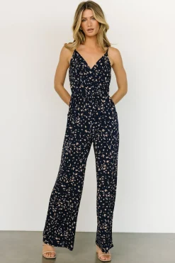 Clearance Baltic Born Sade Jumpsuit | Navy Print NavyPrint