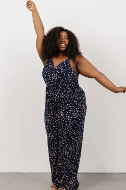 Clearance Baltic Born Sade Jumpsuit | Navy Print NavyPrint