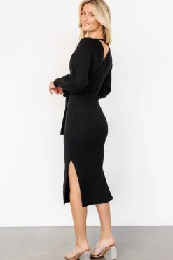 Clearance Baltic Born Sammi Faux Wrap Dress | Black