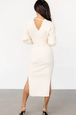Hot Baltic Born Sammi Faux Wrap Dress | Cream