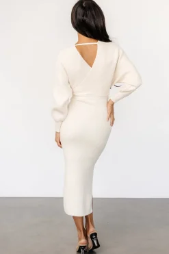 Hot Baltic Born Sammi Faux Wrap Dress | Cream