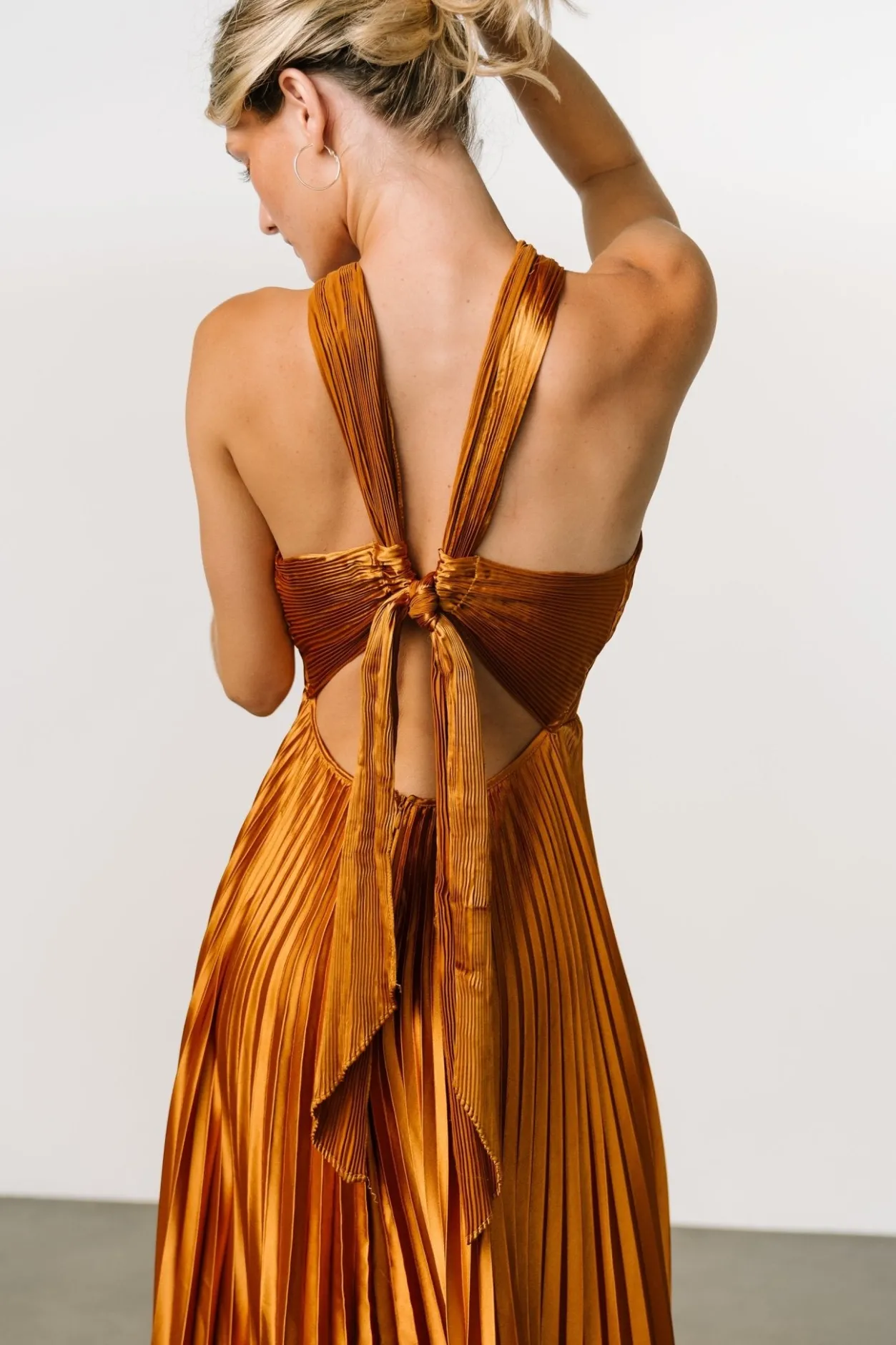 Best Baltic Born Sandra Pleated Maxi Dress | Copper