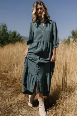 Best Baltic Born Sandy Button Tiered Dress | Jade