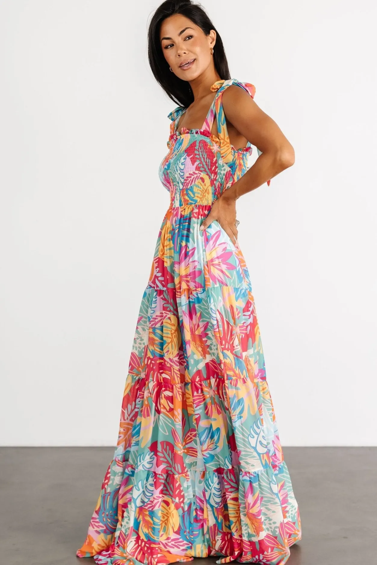 New Baltic Born Santana Maxi Dress | Multi Print MultiPrint