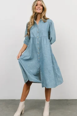Outlet Baltic Born Sari Babydoll Dress | Chambray