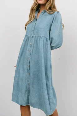 Outlet Baltic Born Sari Babydoll Dress | Chambray