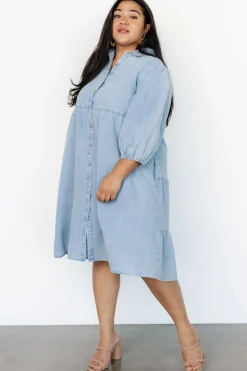 Outlet Baltic Born Sari Babydoll Dress | Chambray