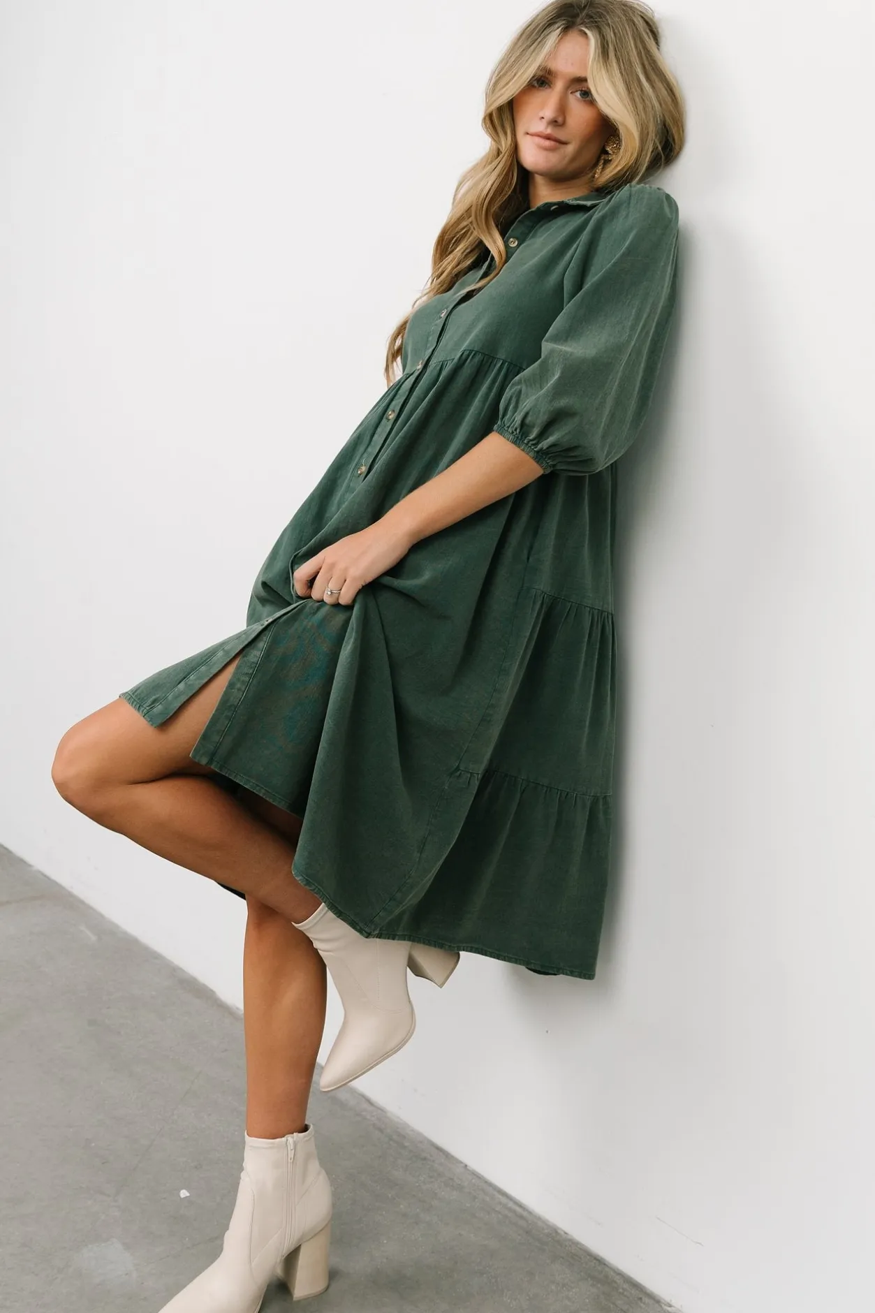 Best Baltic Born Sari Babydoll Dress | Green