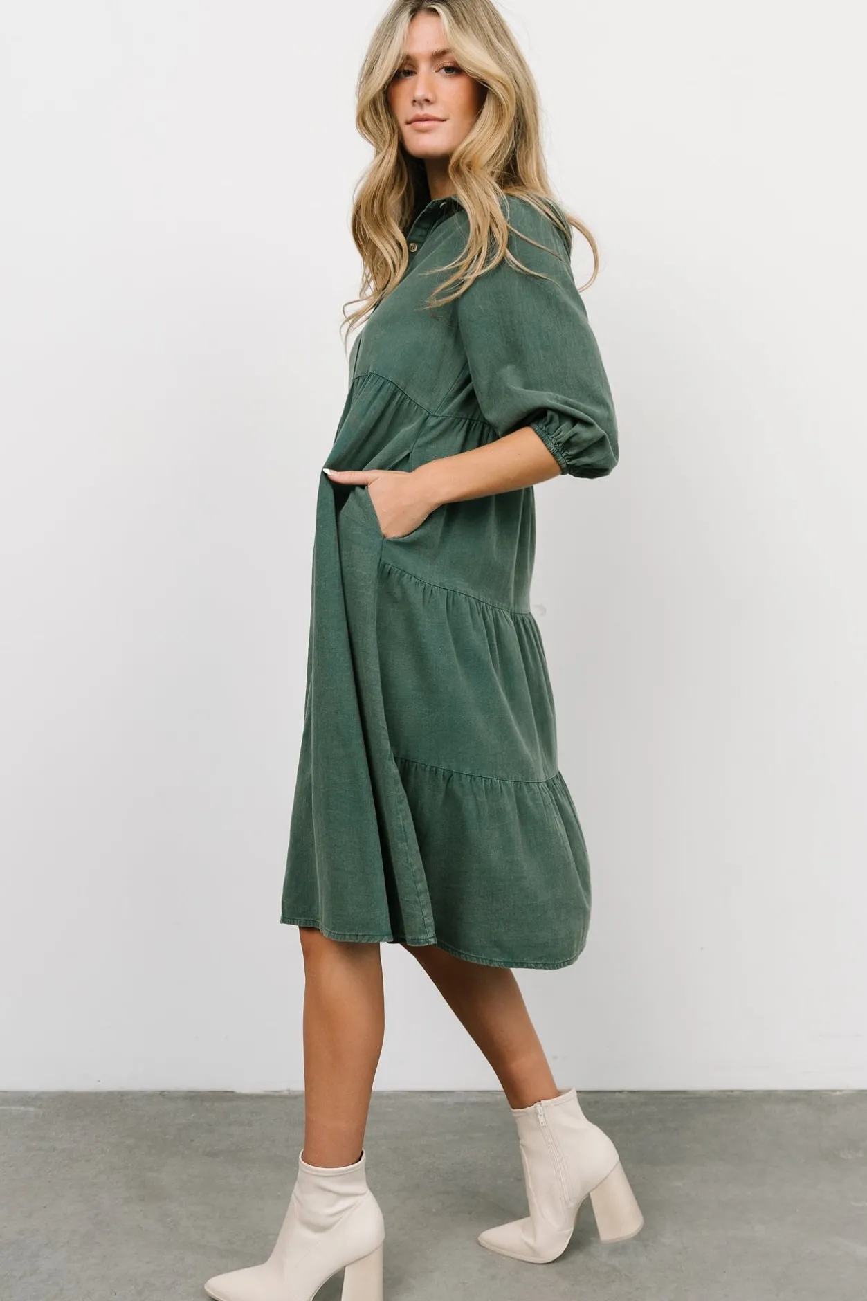 Best Baltic Born Sari Babydoll Dress | Green