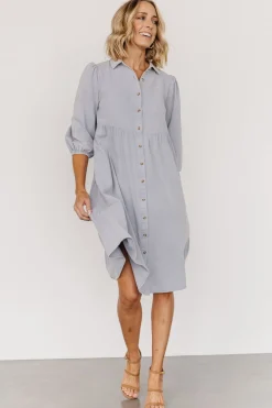 New Baltic Born Sari Babydoll Dress | Light Denim LightDenim