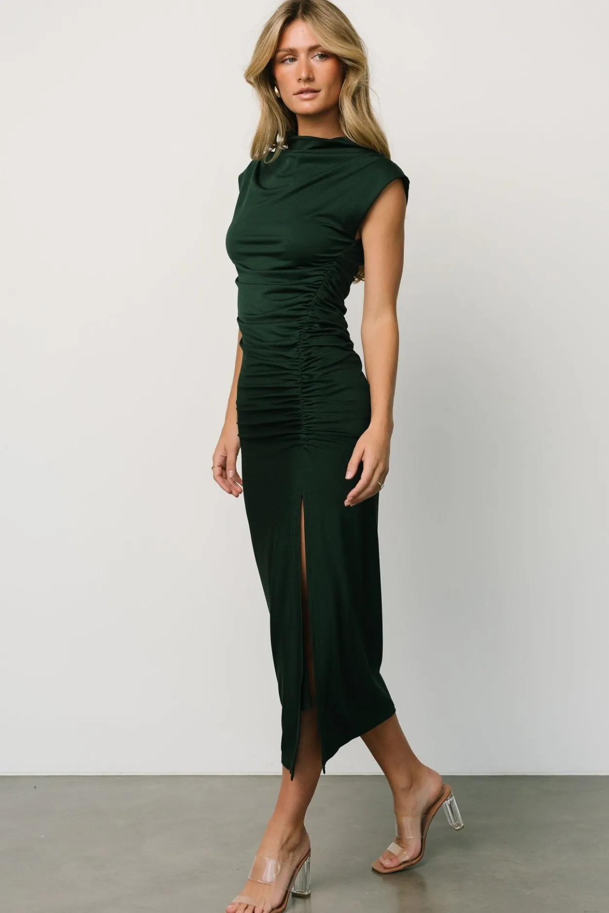 Best Baltic Born Sasha Ruched Maxi Dress | Green