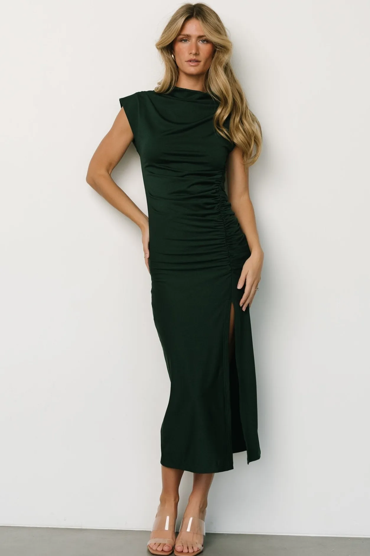 Best Baltic Born Sasha Ruched Maxi Dress | Green