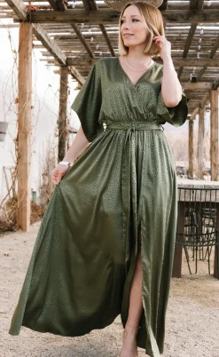 Fashion Baltic Born Savannah Print Kimono Maxi | Olive