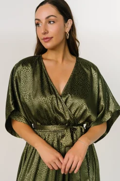 Fashion Baltic Born Savannah Print Kimono Maxi | Olive