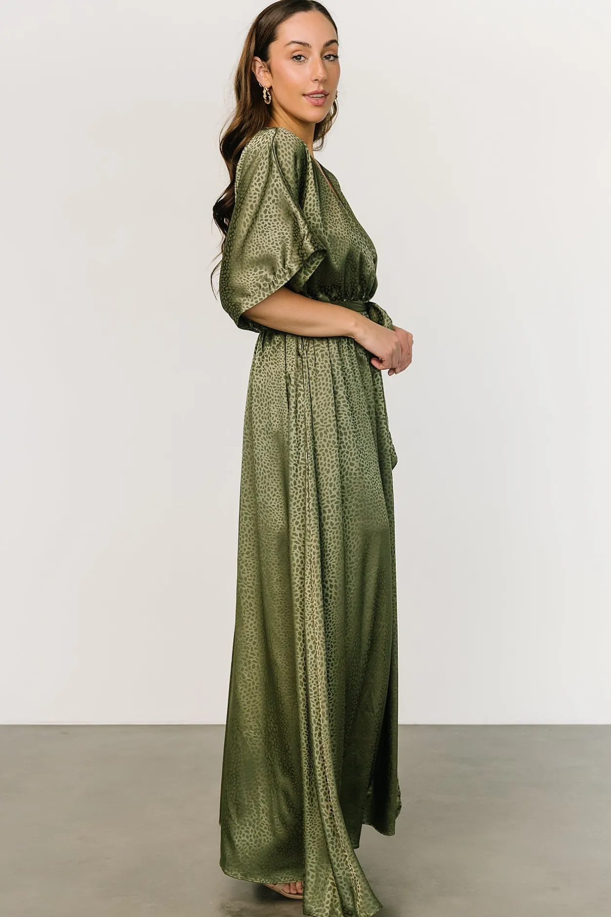 Fashion Baltic Born Savannah Print Kimono Maxi | Olive