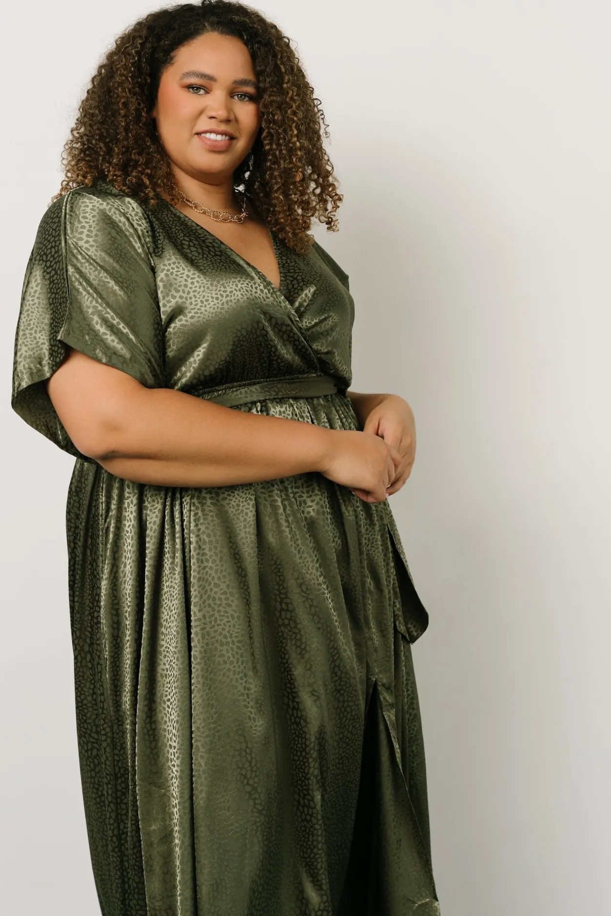 Fashion Baltic Born Savannah Print Kimono Maxi | Olive