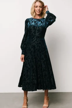 Discount Baltic Born Savi Tie Back Dress | Deep Teal DeepTeal