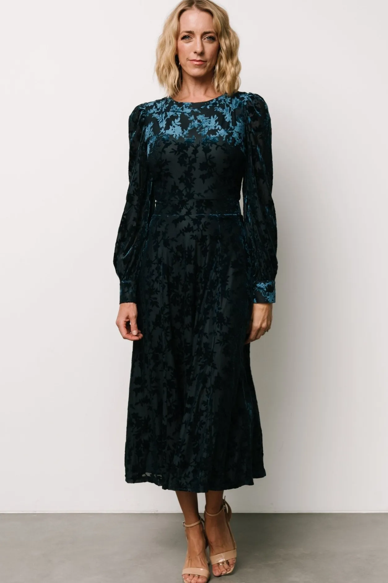 Discount Baltic Born Savi Tie Back Dress | Deep Teal DeepTeal