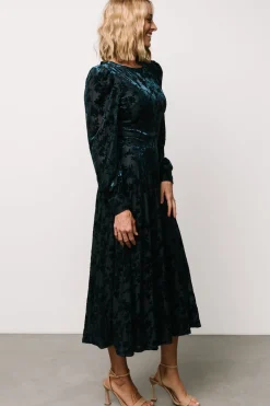 Discount Baltic Born Savi Tie Back Dress | Deep Teal DeepTeal
