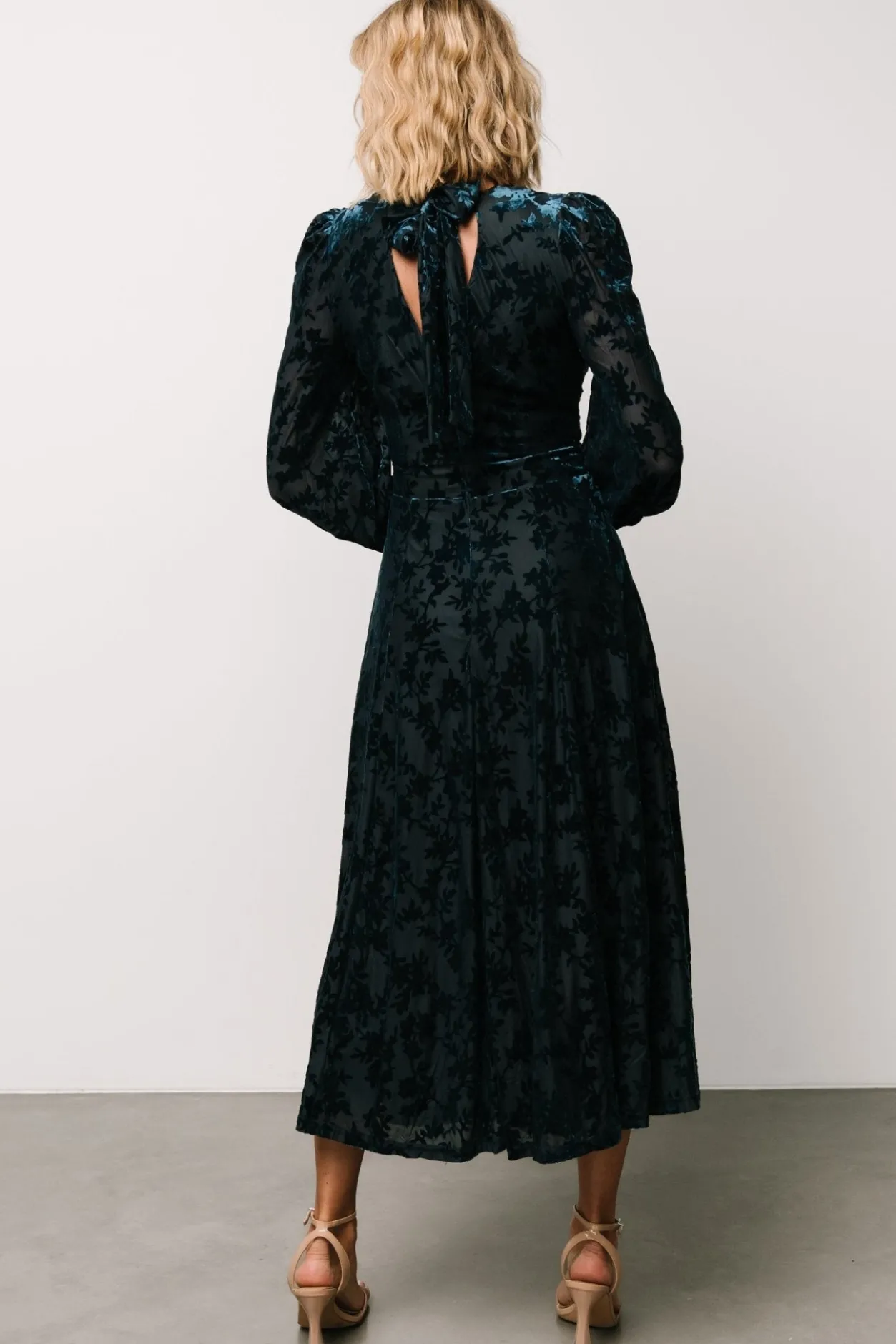 Discount Baltic Born Savi Tie Back Dress | Deep Teal DeepTeal