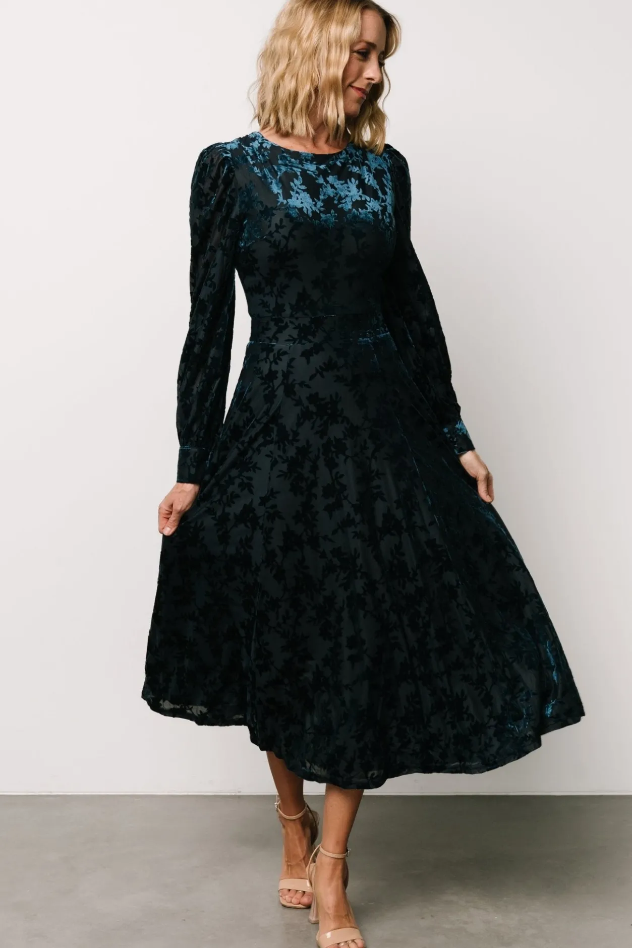 Discount Baltic Born Savi Tie Back Dress | Deep Teal DeepTeal