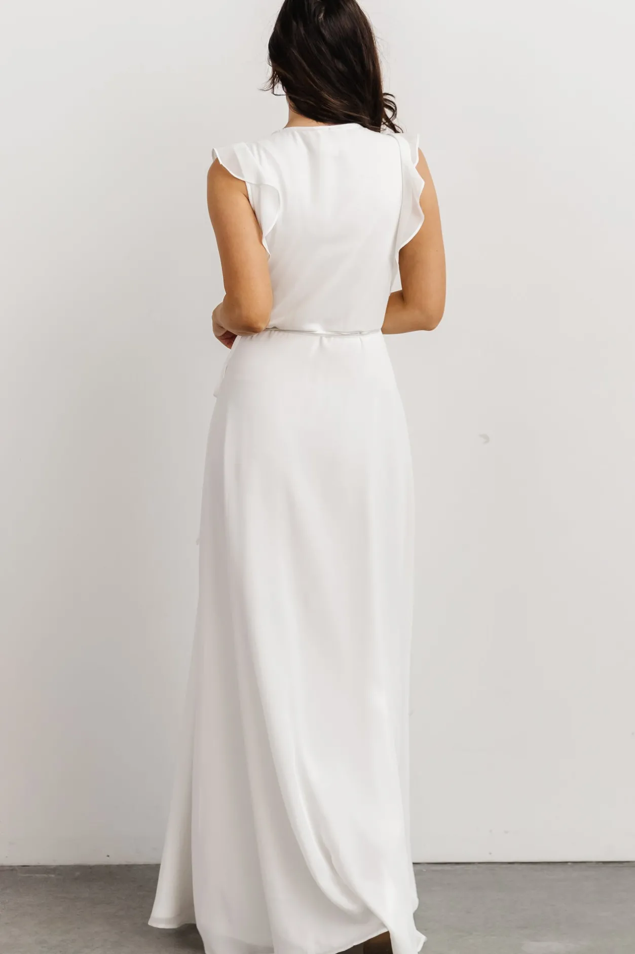 Discount Baltic Born Saya Wrap Maxi Dress | Off-White