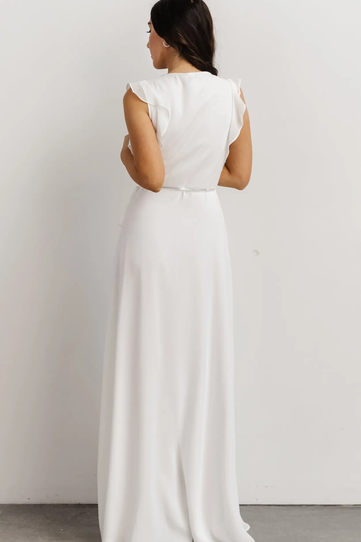 Discount Baltic Born Saya Wrap Maxi Dress | Off-White
