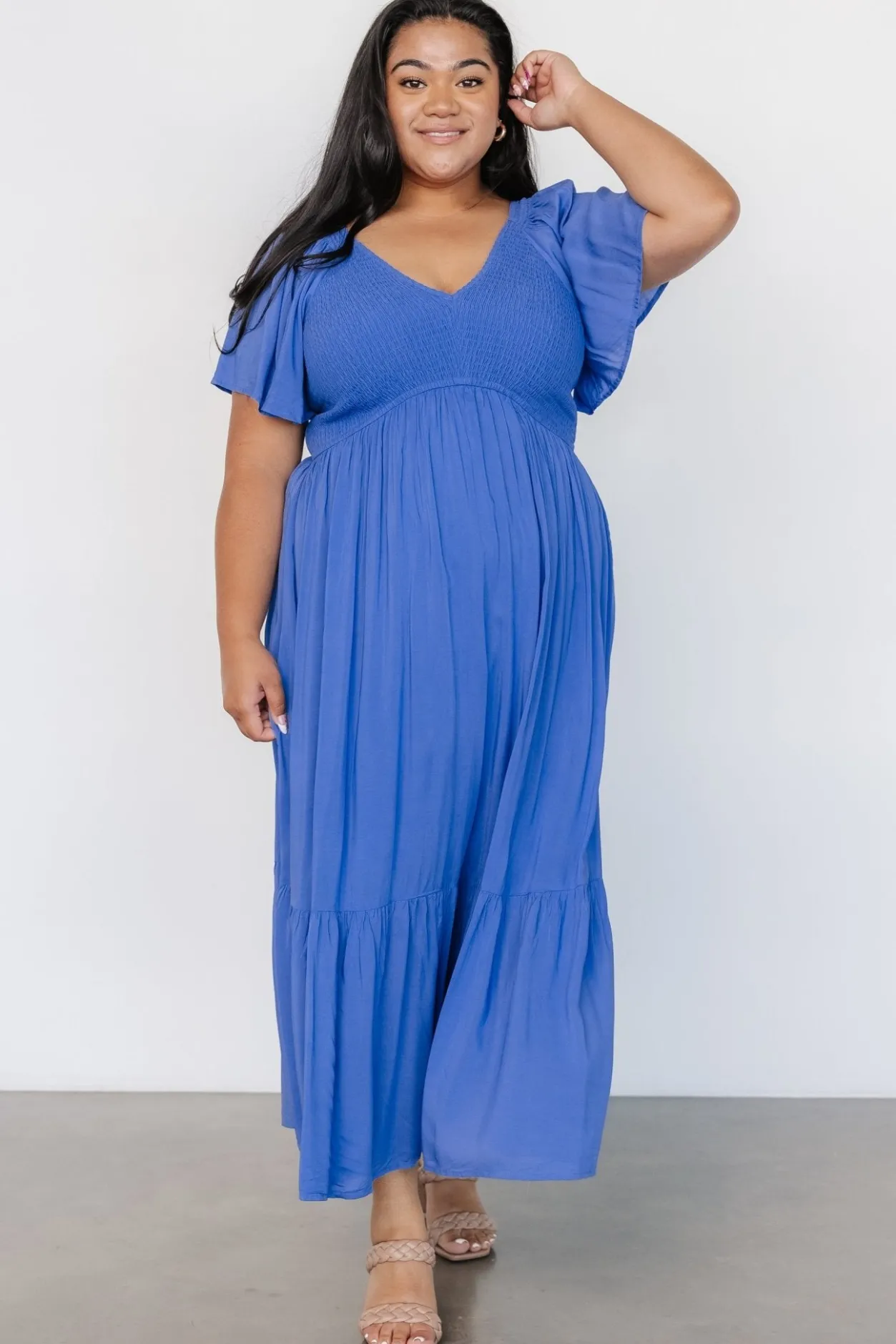 Outlet Baltic Born Scarlett Smocked Dress | Blue