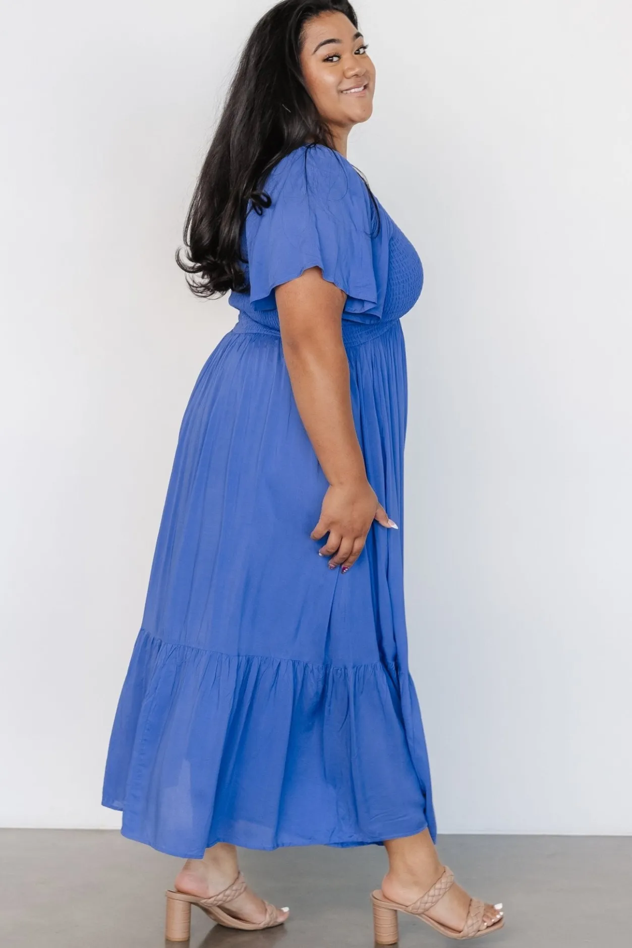 Outlet Baltic Born Scarlett Smocked Dress | Blue