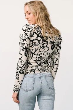 Sale Baltic Born Sebastian Sweater | Black Multi BlackMulti