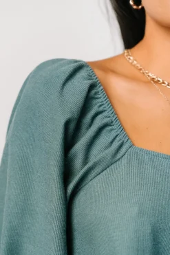 Clearance Baltic Born Selena Tiered Mini Dress | Vintage Teal VintageTeal