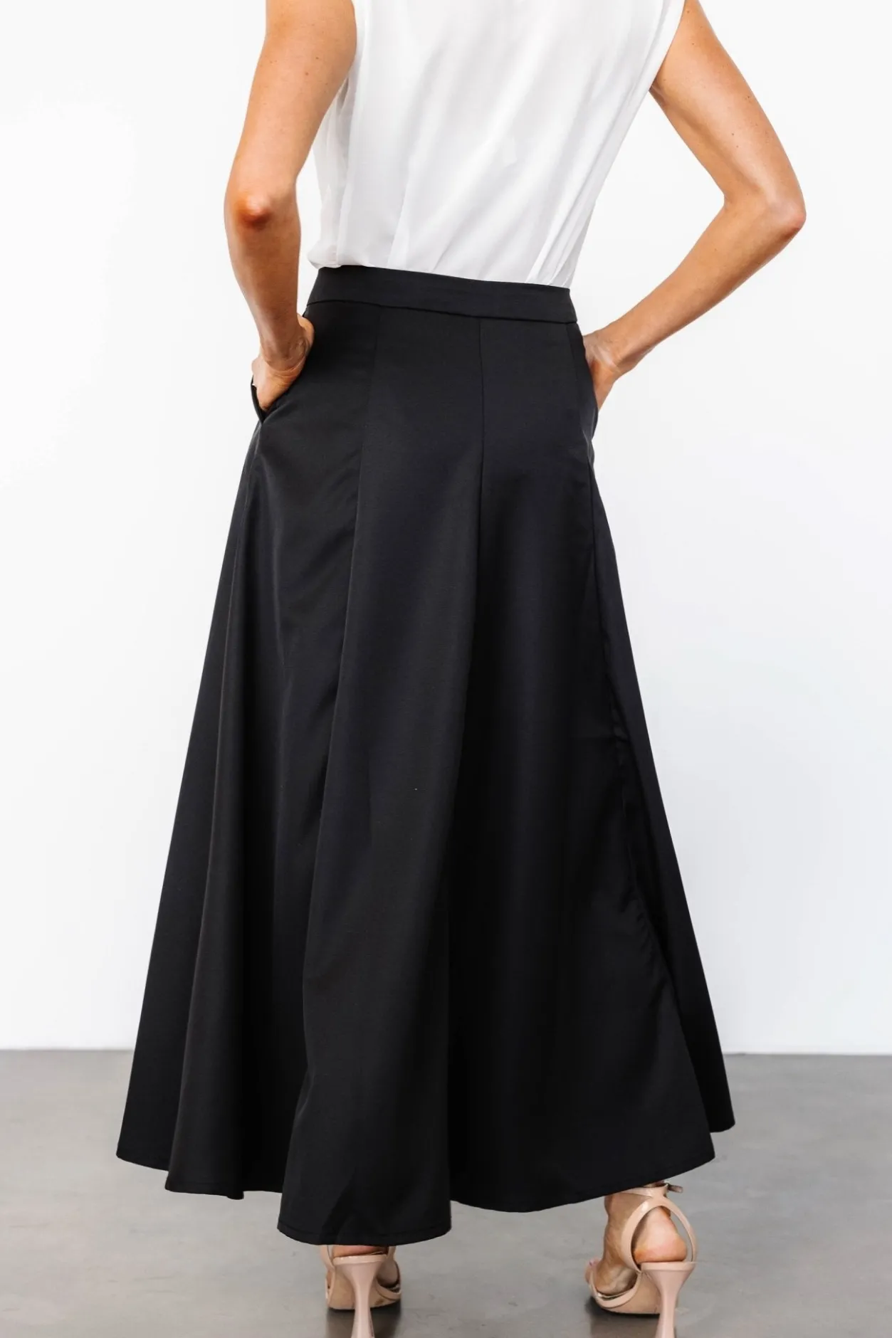 Outlet Baltic Born Shaylyn Maxi Skirt | Black
