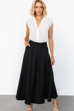 Outlet Baltic Born Shaylyn Maxi Skirt | Black