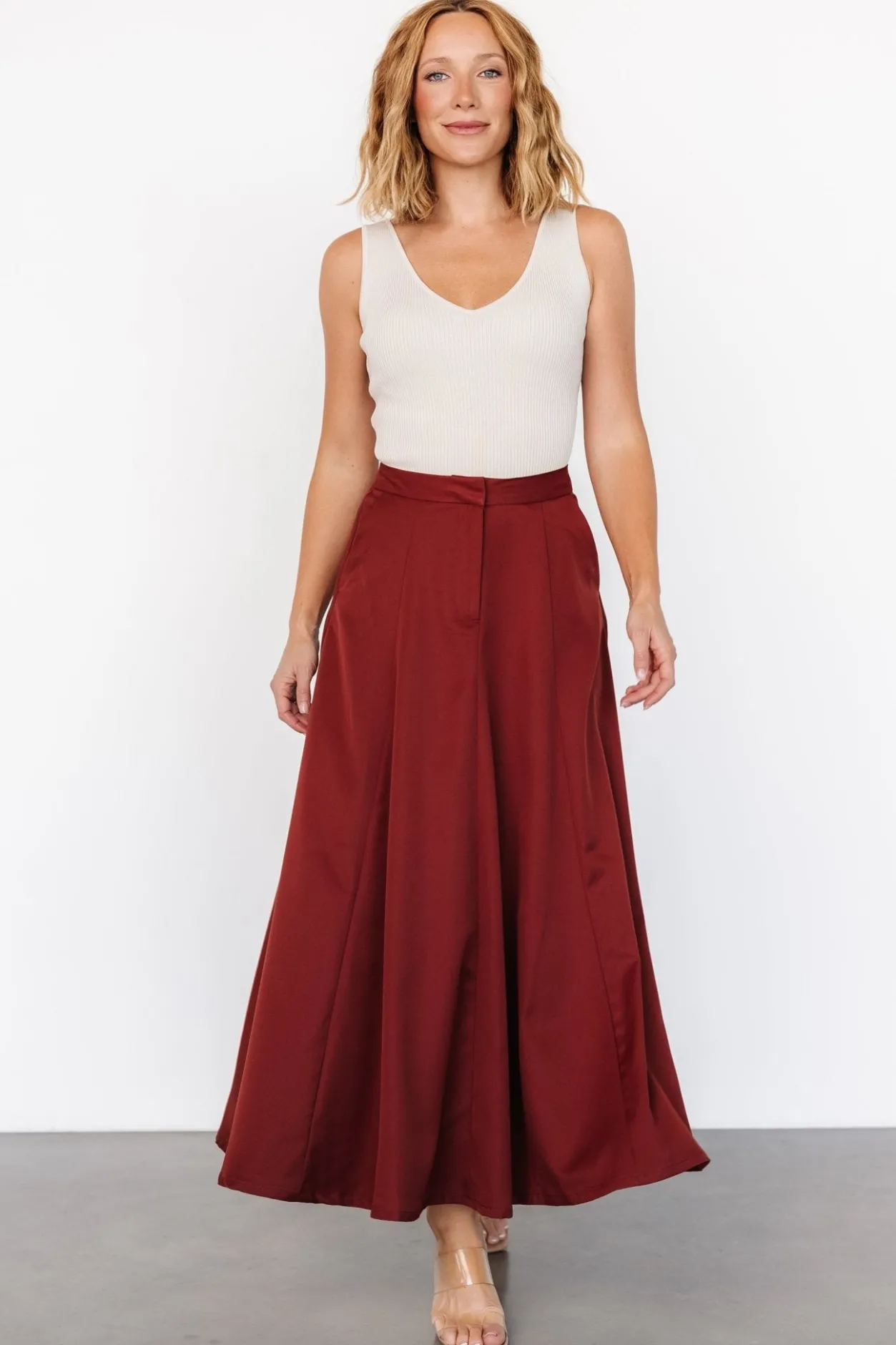 Clearance Baltic Born Shaylyn Maxi Skirt | Cinnamon