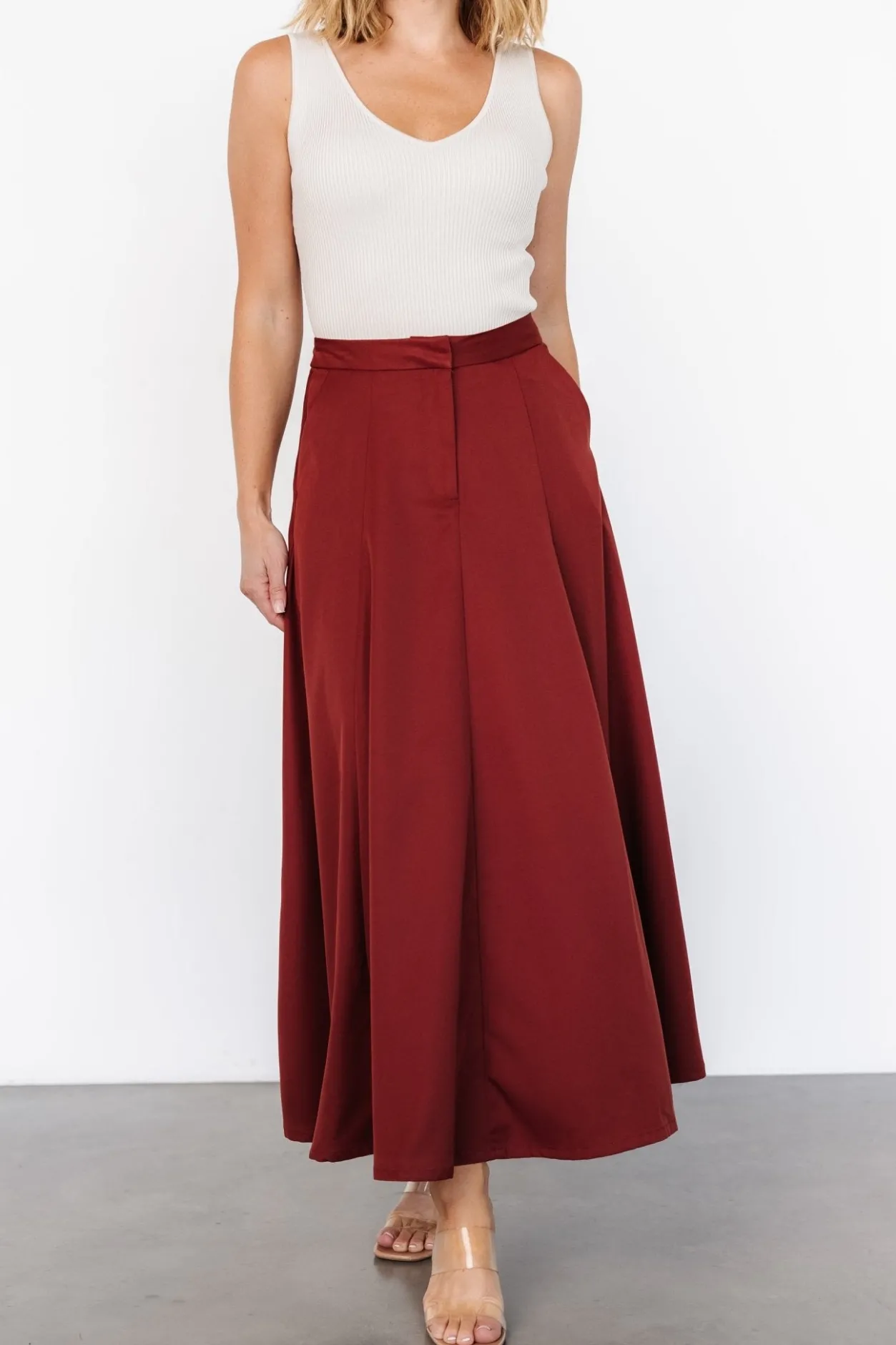 Clearance Baltic Born Shaylyn Maxi Skirt | Cinnamon