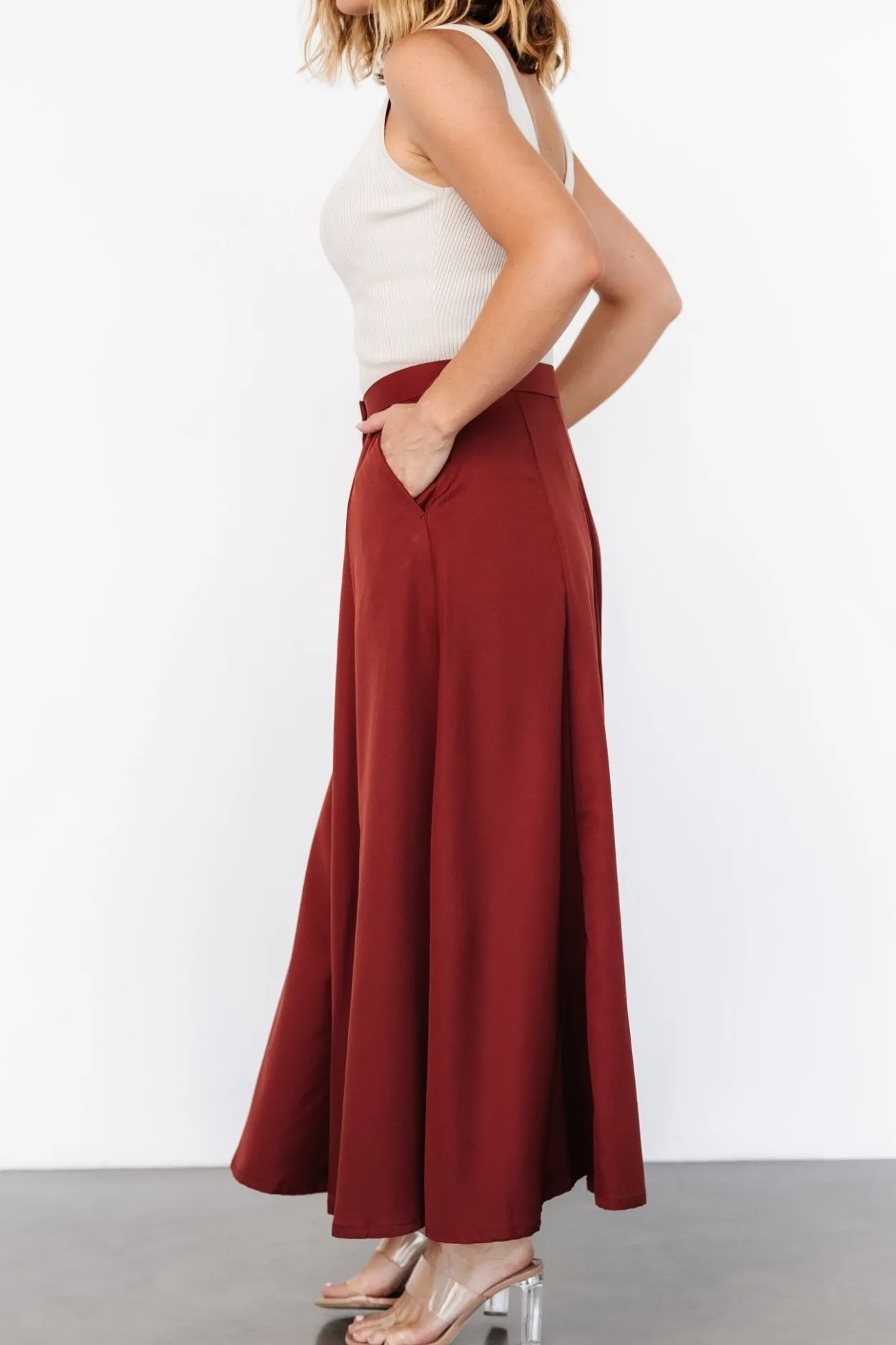 Clearance Baltic Born Shaylyn Maxi Skirt | Cinnamon