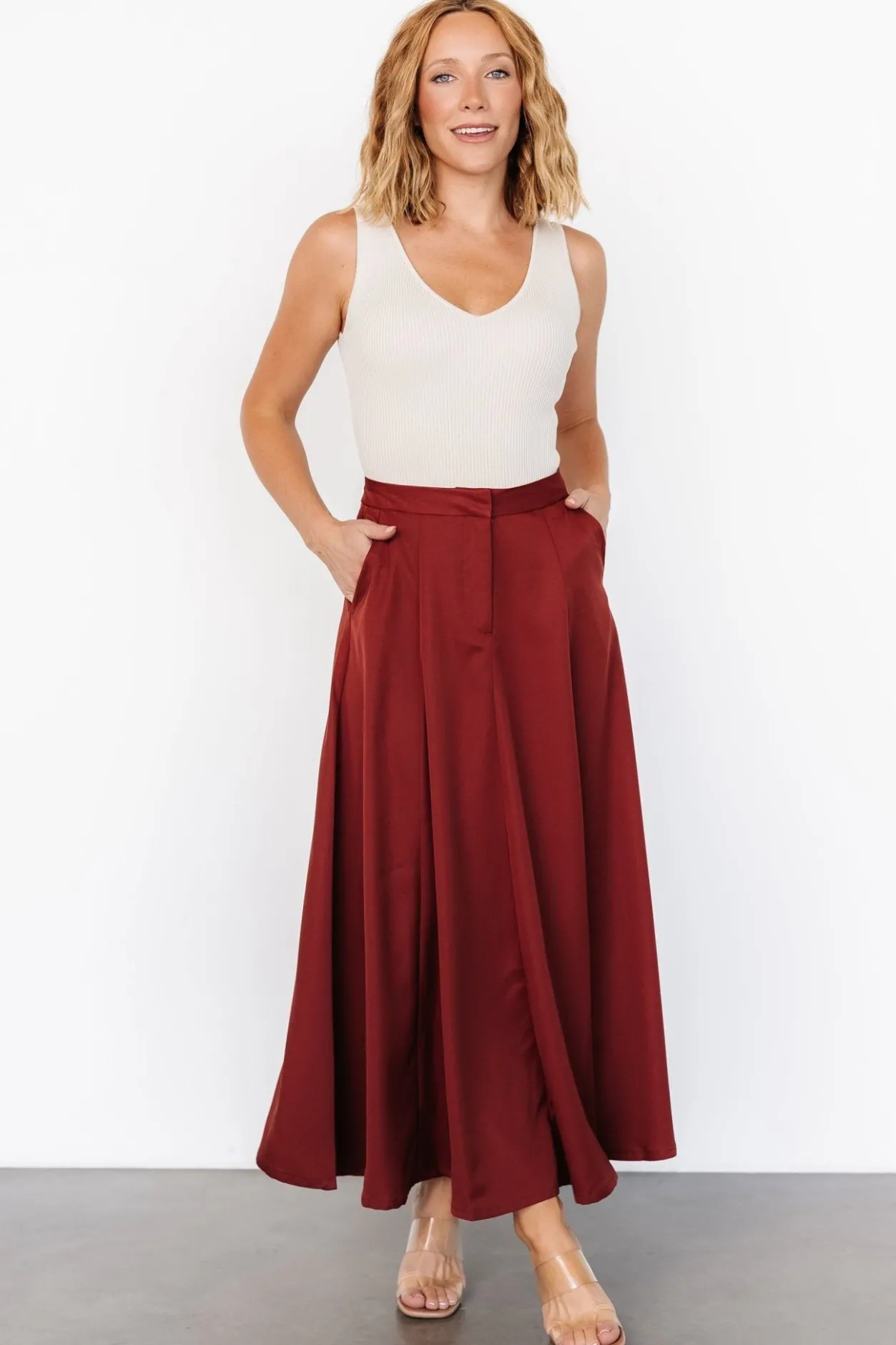 Clearance Baltic Born Shaylyn Maxi Skirt | Cinnamon
