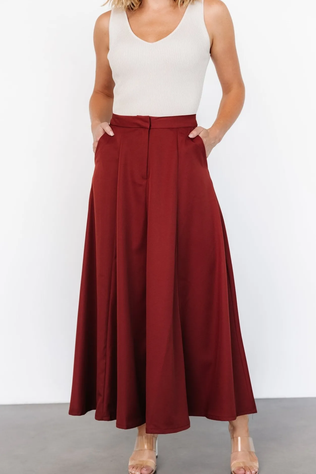 Clearance Baltic Born Shaylyn Maxi Skirt | Cinnamon